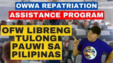 paano humingi ng tulong sa owwa